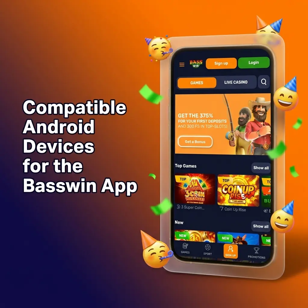 Compatible Android devices for the Basswin app