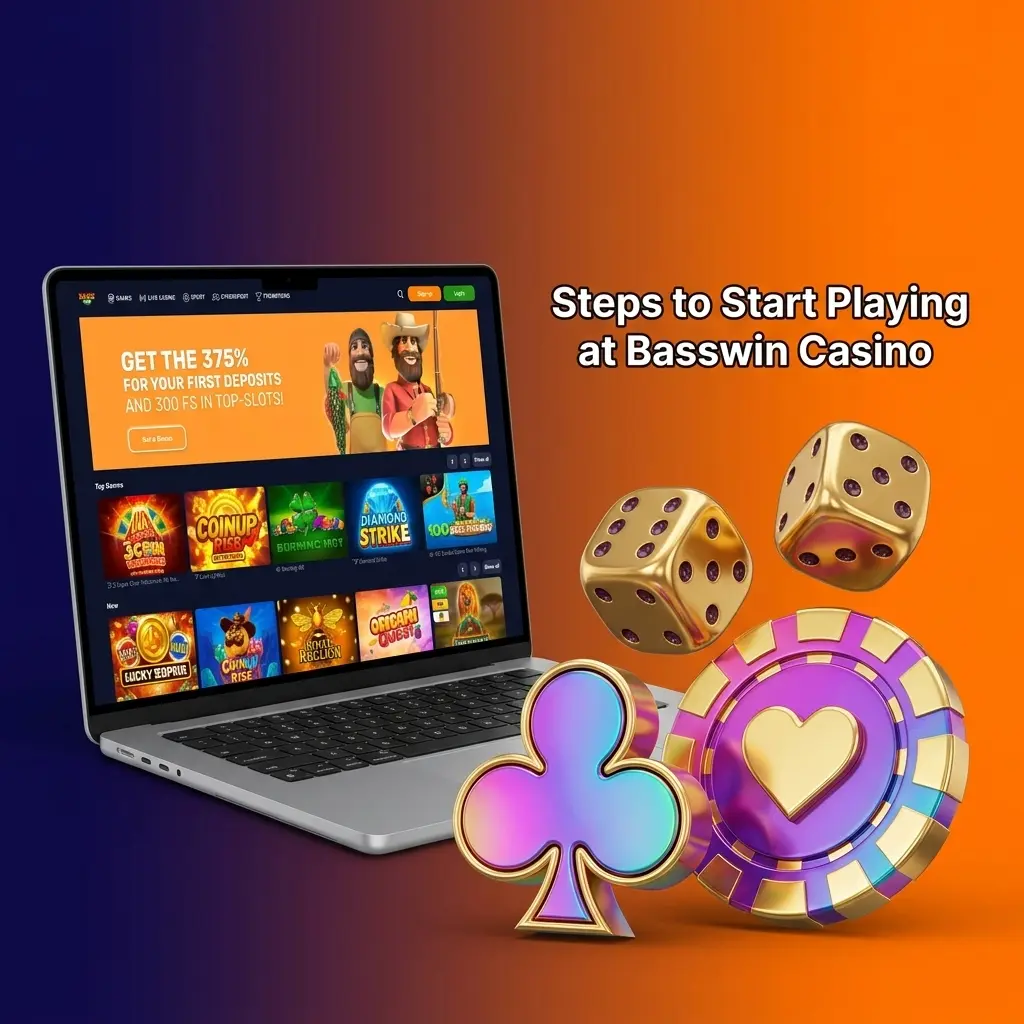 New player starting the registration process at Basswin Casino